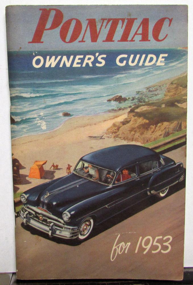 Original 1953 Pontiac Chieftain Catalina Owners Manual