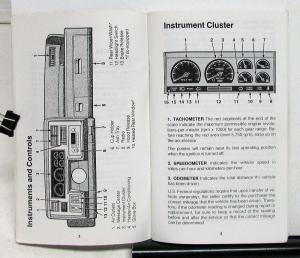 1985 Chrysler LeBaron GTS Owners Operators Manual Orginal