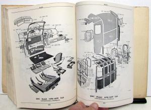 1949-1952 GMC Truck Dealer Heavy Duty Master Parts Book Models 400 Thru 980