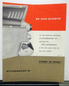 1957 Studebaker Commander Champion President Big Difference Sales Brochure