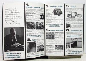 1963 Studebaker Lark Standard Sales Brochure & Specifications