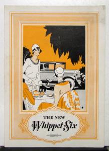 1928 Whippet Six Sales Brochure & Specifications