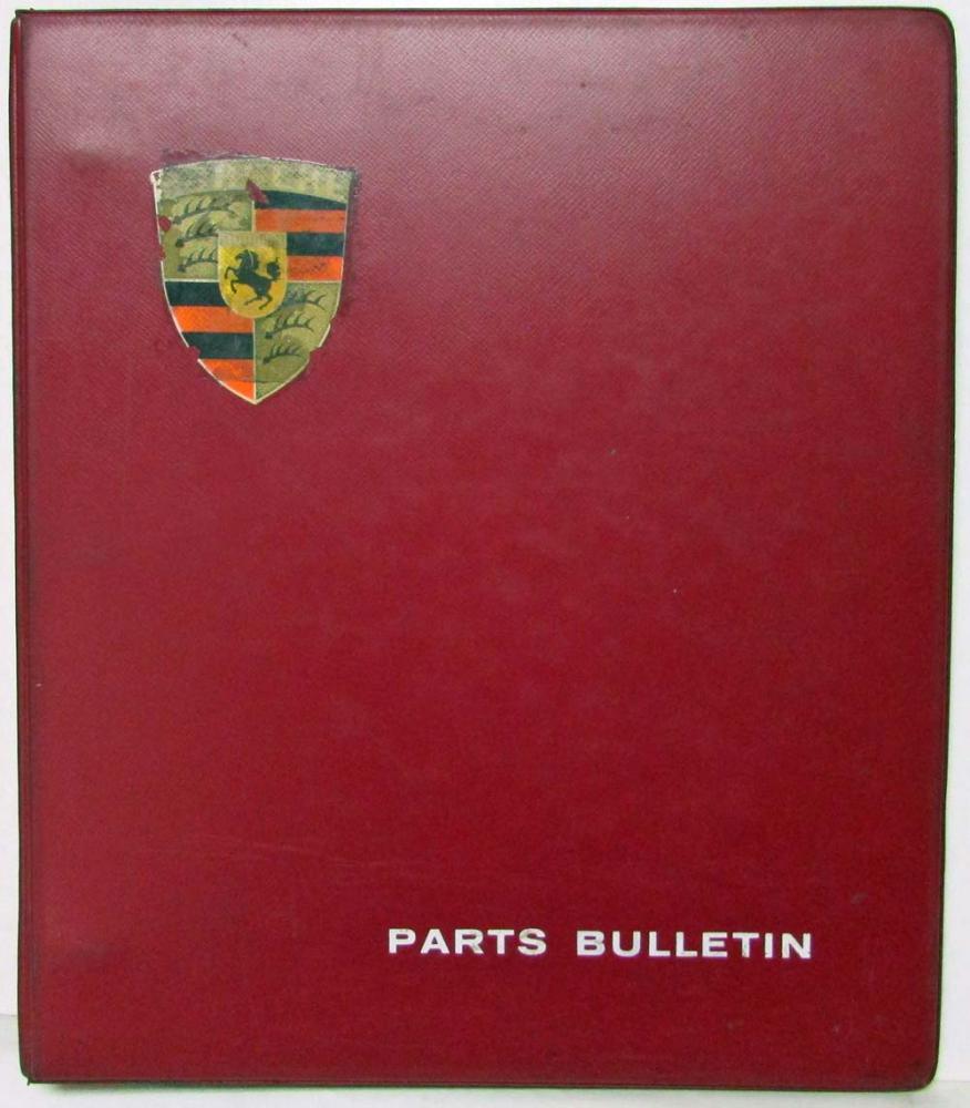 1967 Porsche Parts Bulletin Binder