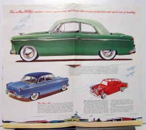 1952 Willys Aero Wing Aero Ace Sales Folder Brochure Original