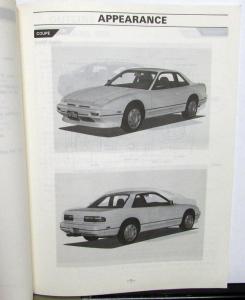 1989 Nissan Product Bulletin Vol 186 Model Introduction 240SX S13 Series