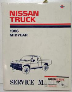 1986.5 Nissan Hardbody Truck Midyear Service Shop Repair Manual Model D21 Series