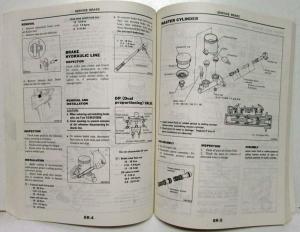 1986 Nissan Stanza Service Shop Repair Manual Model T11 Series