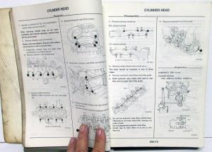 1985 Nissan Maxima Service Shop Repair Manual Model U11 Series