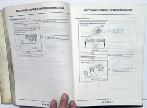 1985 Nissan Maxima Service Shop Repair Manual Model U11 Series