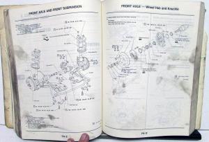 1985 Nissan Maxima Service Shop Repair Manual Model U11 Series