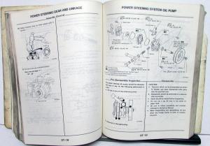 1985 Nissan Maxima Service Shop Repair Manual Model U11 Series