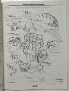 1985 Nissan Pulsar NX Service Shop Repair Manual Model N12 Series