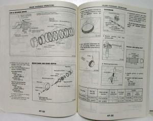 1985 Nissan Pulsar NX Service Shop Repair Manual Model N12 Series