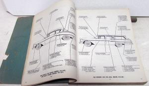 1953-1958 Chevrolet Dealer Parts Illustrations Catalog Book Car Corvette Truck