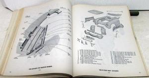 1953-1958 Chevrolet Dealer Parts Illustrations Catalog Book Car Corvette Truck