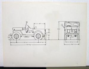 1958 Willys Jeep CJ-3B Datasheet