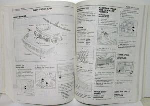 1981 Datsun 810 Service Shop Repair Manual Model 910 Series