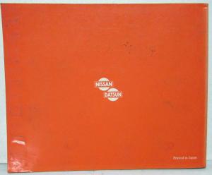 1979 Datsun Pickup Parts Catalog US & Canada Model 720 Series