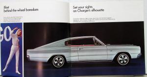 1967 Dodge Charger  Rebillion Operation Sales Brochure Color Original 8 x 8