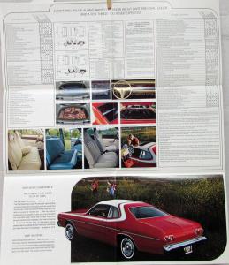 1974 Dodge Dart & Challenger Color Sales Folder Specs Equip Exterior Colors