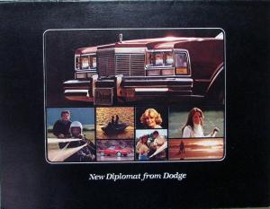 1977 Dodge Diplomat Color Sales Brochure Original