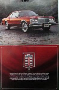 1977 Dodge Diplomat Color Sales Brochure Original