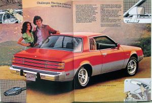 1979 Dodge Challenger Color Sales Brochure Original