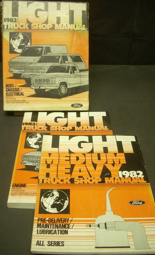 1982 Ford Truck Shop Service Manual Original Bronco Pickup Van F-100 F-250 F350