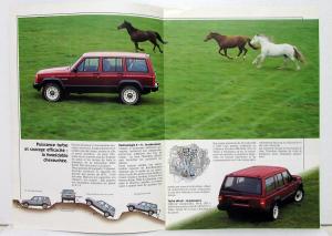 1987 Jeep Cherokee Sales Brochure With French Text