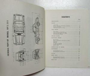 1965 1966 1967 1968 1969 1970? Datsun Sports 1600 Model SPL 311-U Service Manual