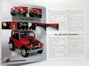 2002 Jeep Wrangler Mopar Accessories Sales Brochure