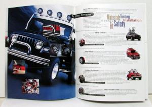 2002 Jeep Wrangler Mopar Accessories Sales Brochure