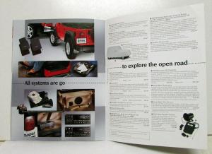 2002 Jeep Wrangler Mopar Accessories Sales Brochure