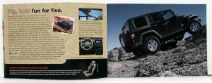 2010 Jeep Wrangler Commander Cherokee Liberty Patriot Compass Sales Brochure