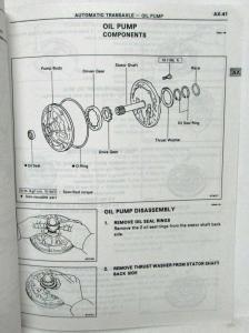 1993 Toyota Auto Transaxle Service Repair Manual A131L A132L Corolla Tercel