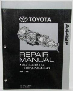 1993 Toyota Auto Transmission Service Repair Manual A442F Land Cruiser US & CA