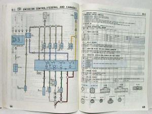 1989 Toyota Truck Service Shop Repair Manual Vol 1 & Electrical Wiring Diagram