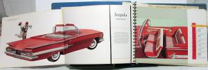 1960 Chevrolet Dealer Album Sale Reference Impala Bel Air Corvette Nomad Corvair