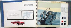 1960 Chevrolet Dealer Album Sale Reference Impala Bel Air Corvette Nomad Corvair