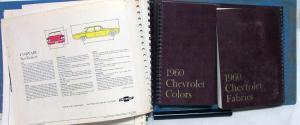 1960 Chevrolet Dealer Album Sale Reference Impala Bel Air Corvette Nomad Corvair