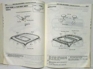 1985 Toyota Celica Service Shop Repair Manual for Collision Damage