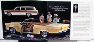 1965 Ford Galaxie Custom 500 Wagon Color Sales Brochure Original Rev 2 65