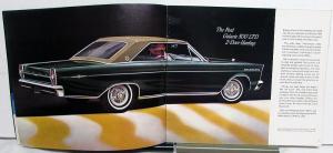 1965 Ford Galaxie Custom 500 Wagon Color Sales Brochure Original Rev 2 65