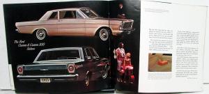 1965 Ford Galaxie Custom 500 Wagon Color Sales Brochure Original Rev 2 65