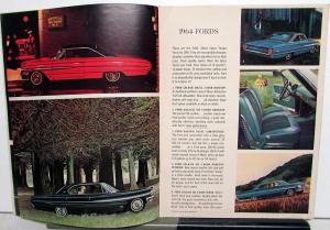 1964 Ford Mustang Falcon Fairlane Thunderbird Sales Brochure Rev 2 64 Original