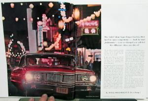 1964 Ford Galaxie Custom Wagon Performance Cars Sales Brochure Original Revised