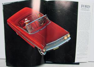 1964 Ford Galaxie Custom Wagon Performance Cars Sales Brochure Original Revised