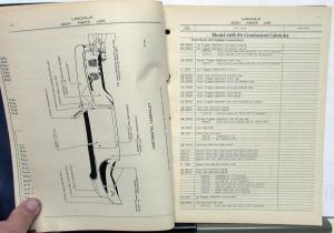 1946 Lincoln Dealer Body Parts List Book Catalog Continental Original Rare