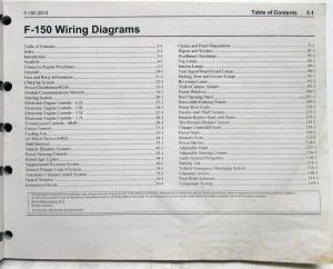 2013 Ford F-150 Pickup Electrical Wiring Diagrams Manual