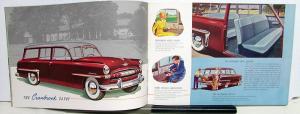 1953 Plymouth Cranbrook Cambridge Dealer Sales Brochure ORIGINAL